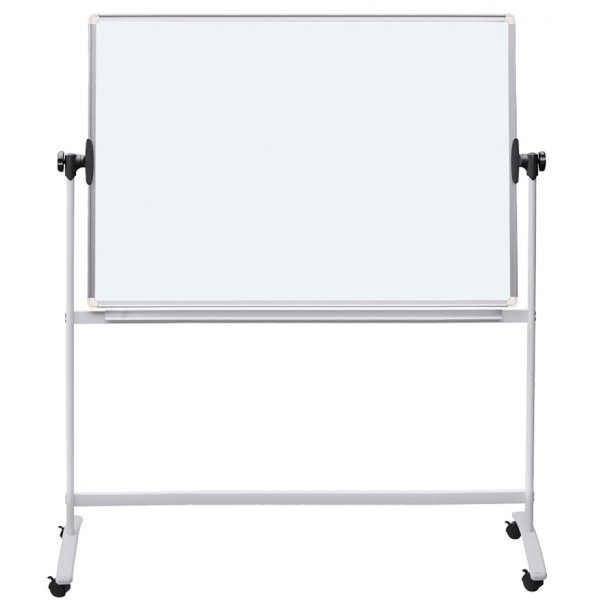 Tablica mobilna suchoś. -magn. OFFICE PRODUCTS, dwustronna, lakierowana, rama aluminiowa, regulacja kąta nachylenia, 120x90cm, b