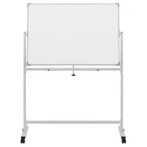 Tablica mobilna suchoś. -magn. OFFICE PRODUCTS, dwustronna, lakierowana, rama aluminiowa, 110x75cm, biała