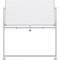Tablica mobilna suchoś. -magn. OFFICE PRODUCTS, dwustronna, lakierowana, rama aluminiowa, 110x75cm, biała