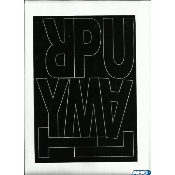 LITERY samop.10cm (9)białe ARTDRUK