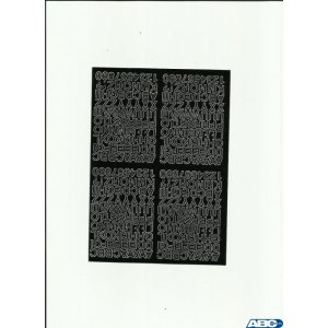 LITERY samop.0.7cm(8) zielone ARTDRUK
