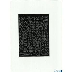 CYFRY samop.1.5cm(8) zielone ARTDRUK