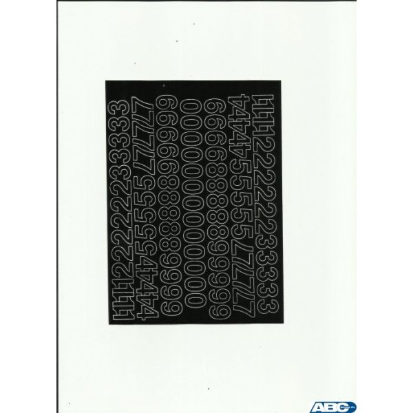 CYFRY samop.1.5cm(8) zielone ARTDRUK
