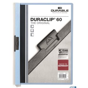 Skoroszyt DURACLIP 60 2209 / 06 niebieski DURABLE