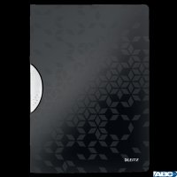 Skoroszyt z klipsem Leitz WOW, czarny 41850095