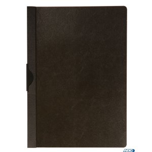 Skoroszyt Q-CONNECT z metalowym klipsem, PP, A4, 200 / 350mikr., czarny