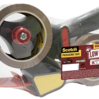 Zestaw taśmy pakowej SCOTCH® (309 BUFF), akrylowa, 2 szt., brązowa, podajnik GRATIS