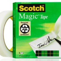 Taśma biurowa SCOTCH® Magic™ (810-1966), matowa, 19mm, 66m