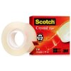 Taśma biurowa SCOTCH® Crystal Clear (600), transparentna, 19mm, 33m, w pudełku