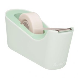 Dyspenser do taśm SCOTCH® (C-18M), w zestawie taśma Magic 19mmx33m, miętowy