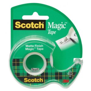 Taśma biurowa SCOTCH® Magic™ (890; 8-1975), matowa, z dyspenserem, 19mm, 7, 5m