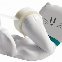 Dyspenser do taśm Scotch® w kształcie kotka (C39 KITTY), taśma GRATIS