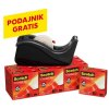Taśma biurowa SCOTCH® Crystal (6-1933R10TPC), 19mm, 33m, 10szt., podajnik C-60 GRATIS
