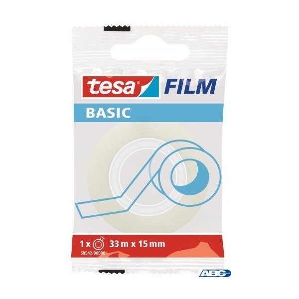 Taśma biurowa TESA BASIC 15x33m 58542-0000-00