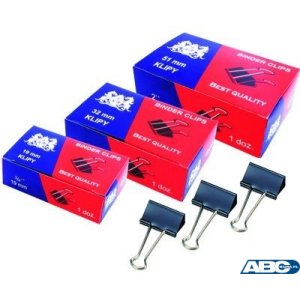 Klip 15mm 12szt (1 / 2 cala) czarny GRAND 110-1091