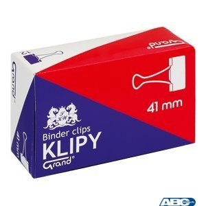 Klip 41mm 12szt (1.5 / 8 cala) czarny GRAND 110-1095