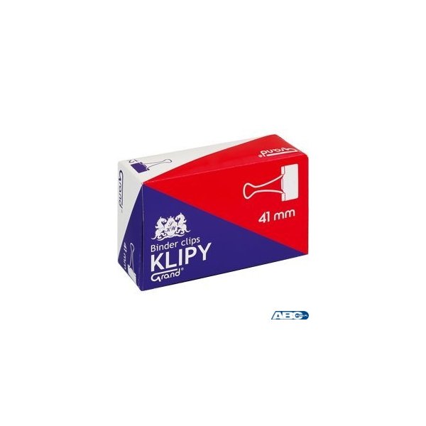 Klip 41mm 12szt (1.5/8 cala) czarny GRAND 110-1095