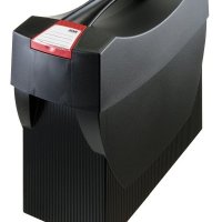 Pojemnik na teczki zawieszkowe HAN Swing Plus, polistyren, A4, z wiekiem, czarny