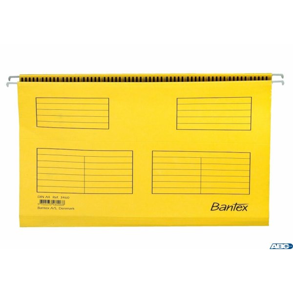 Teczka zawieszana STANDARD żółta BANTEX 100331433