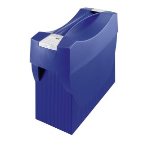 Pojemnik na teczki zawieszkowe HAN Swing Plus, polistyren, A4, z wiekiem, niebieski