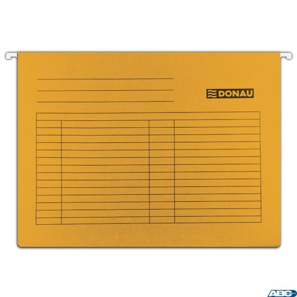 Teczka zawieszkowa pomarańczowa 7410905-12 DONAU 230g