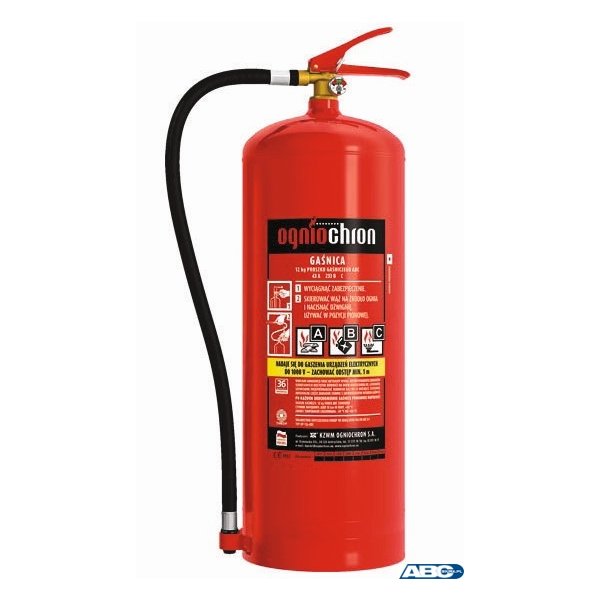 Gaśnica proszkowa 12kg OGP-12XABC C
