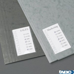 Samoprzylepne kieszenie na etykiety 3L 35x75mm 10320 (12 sztuk)