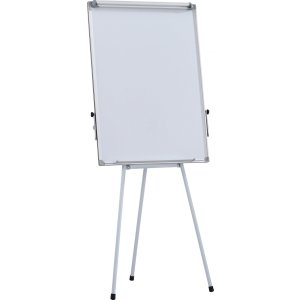 Flipchart na trójnogu OFFICE PRODUCTS, 70x100cm, tablica suchoś. -magn., aluminiowa rama, z wyciąganymi ramionami