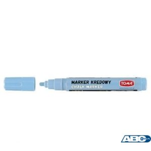 Marker kredowy, końcówka okrągła 4,5mm, 8g tuszu pastelowy niebieski TO-292 Toma