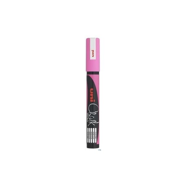 Marker kredowy UNI PWE-5M różowy 1.8mm-2.5mm UNPWE5M/DRO