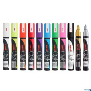 Marker kredowy PWE-5M złoty UNI UNPWE5M / DZL 138542