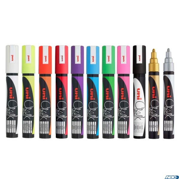 Marker kredowy PWE-5M złoty UNI UNPWE5M/DZL 138542