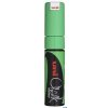 Marker kredowy UNI PWE-8K zielony 8mm UNPWE8K / 6ZI
