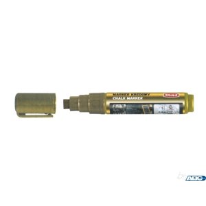 Marker kredowy, końcówka ścięta 8mm, 8g tuszu złoty TO-291 Toma