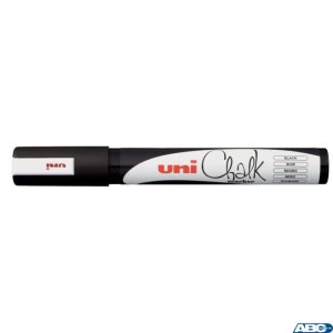 Marker z farbą kredową CHALK PWE-5M czarny UNI UNPWE5M / DCA