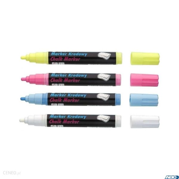 Marker kredowy, końcówka okrągła 4,5mm, 8g tuszu pastelowy różowy TO-292 Toma