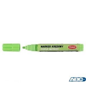Marker kredowy, końcówka okrągła 4,5mm, 8g tuszu pastelowy zielony TO-292 Toma