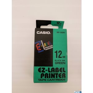 Taśma do drukarek XR 12GN1 zielona CASIO