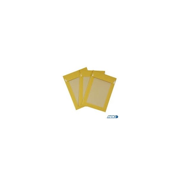 Koperta B4 HK brązowa usztywniony tył TK 250x353 przód100/tył350g NC 91733037
