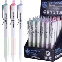 Długopis automatyczny Astra Pen Crystal white 201120004