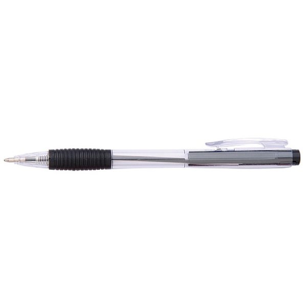 Długopis automatyczny OFFICE PRODUCTS, 0,7mm, zawieszka, czarny