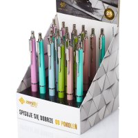 Długopis automatyczny Zenith 7 Pastel - display 25 sztuk mix kolorów, 4072010
