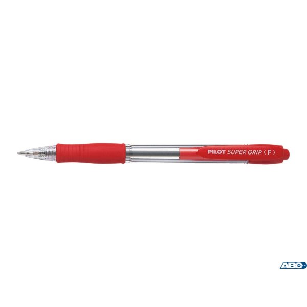 Długopis olejowy PILOT SUPER GRIP czerwony PIBPGP-10R-R