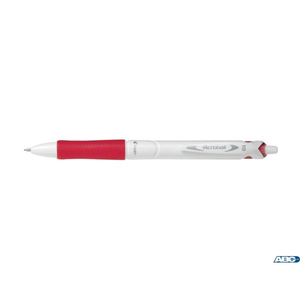 Długopis ACROBALL WHITE M czerwony PILOT BAB15M-WRR-BG