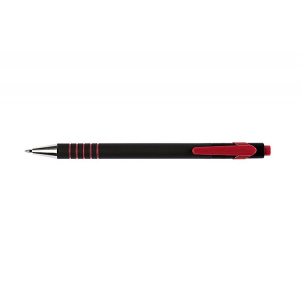 Długopis automatyczny Q-CONNECT LAMBDA, 0,7mm, czerwony