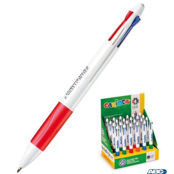 Długopis Carioca 4 kolory (40146) 160-2266
