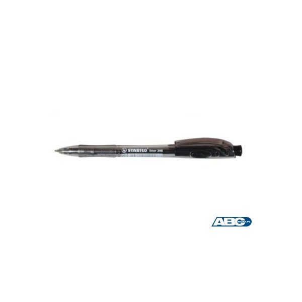 Długopis LINER aut. czarny F308/46 STABILO