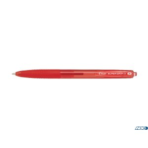Długopis olejowy automatyczny PILOT SUPER GRIP czerwony BPGG-8R-F-RR