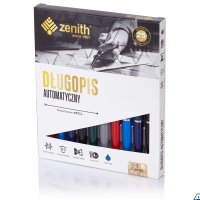 Długopis automatyczny Zenith 7 - box 10 sztuk, mix kolorów, 4071000