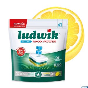 LUDWIK Tabletki do zmywarek 80 szt. ALL IN ONE LEMON  24708
